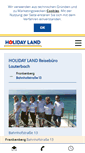 Mobile Screenshot of holidayland-frankenberg.de